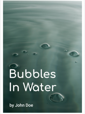 Bubbles In Water